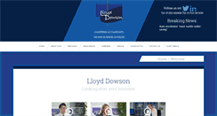 Desktop Screenshot of lloyddowson.co.uk