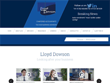 Tablet Screenshot of lloyddowson.co.uk